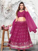 Aaradhana Party Wear Lehenga Choli 3 Piece Set