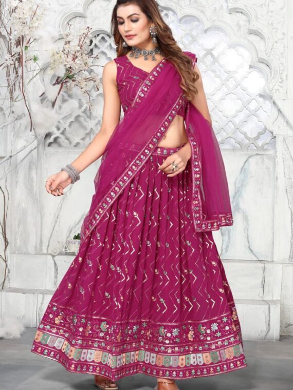 Aaradhana Party Wear Lehenga Choli 3 Piece Set