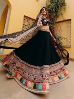 Designer Weeding Lehenga Choli Embroidery 3 Piece Set