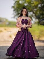 Weeding Embellished work Lehenga Choli 3 Piece Set