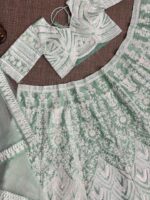 Designer Lehenga Choli with Cording & Sequence Work 3 Piece Set