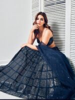Kriti Sanon Heavy Faux Georgette with Embroidery and Sequins work 