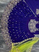 Designer Lehenga Choli with Cording Work 3 Piece Set