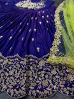 Designer Lehenga Choli with Cording Work 3 Piece Set