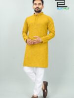Traditional Kurta Pant Chikankari Work with Sequence 2 Piece Set