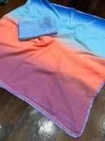 Alia Bhat Bollywood Designer Saree with Blouse Georgette Digital Print