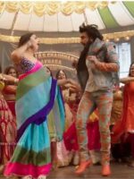 Alia Bhatt Bollywood Designer Saree On Faux Georgette Digital Print 