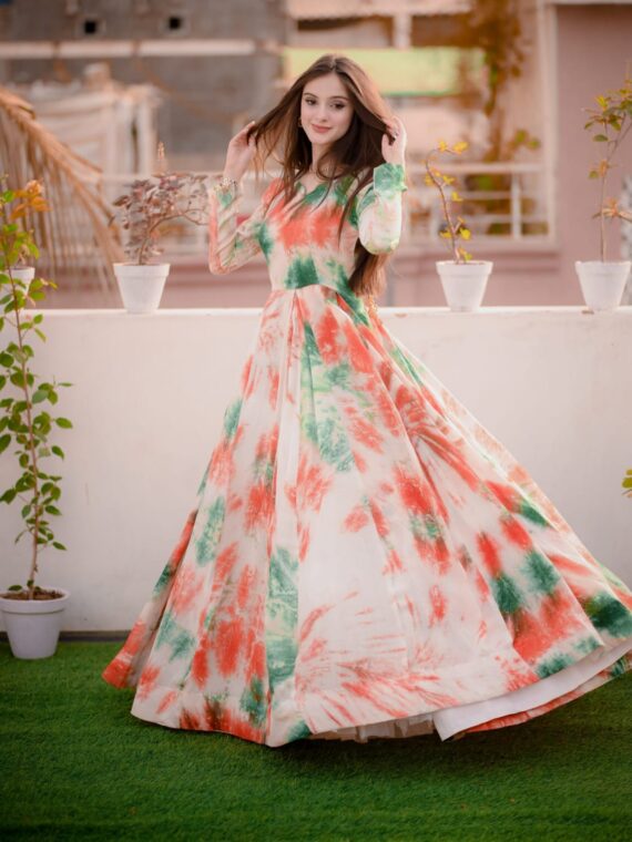 Premium Classic Gown with Heavy Organza