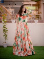 Premium Classic Gown with Heavy Organza