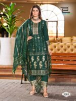 Ethnic Wear with Embroidery work Kurti 3 piece set