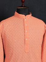 Men's Traditional Kurta Pant with heavy Sequence 2 Piece Set