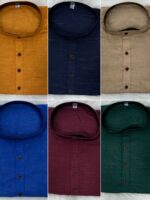 Short Sleeves Khadhi kurta with pocketĀ