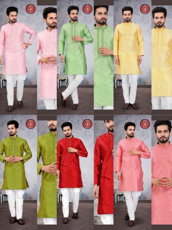 Premium Cotton Mens Wear Kurta Pant 2 Piece Set