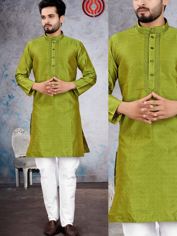 Premium Cotton Mens Wear Kurta Pant 2 Piece Set