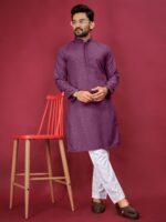 Occasional Wear Kurta Pant with Sequence embroidery Work 2 Piece Set