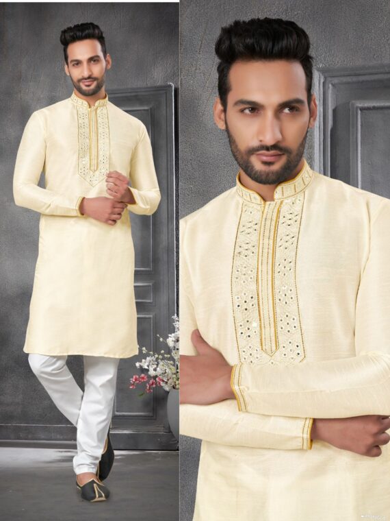 Raymond Ethnic Wear Kurta Pant with Embroidery work 2 piece Set