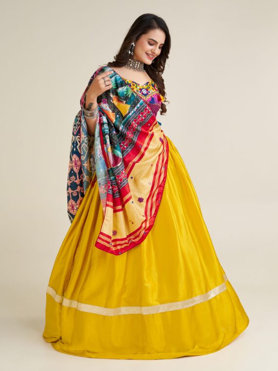 Festive Garba Lehenga Choli 3 Piece Set