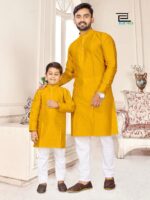 Ethnic Wear for Adult & Kids Kurta pant Combo 4 Piece Set