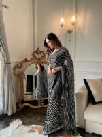 Designer Saree with Weaving Pattern with Sequence Saree with BlouseĀ