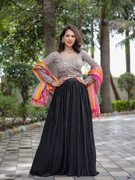 Navratri Lehenga Choli With heavy Design 3 Piece Set