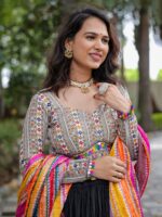 Navratri Lehenga Choli With heavy Design 3 Piece Set