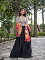 Navratri Lehenga Choli With heavy Design 3 Piece Set