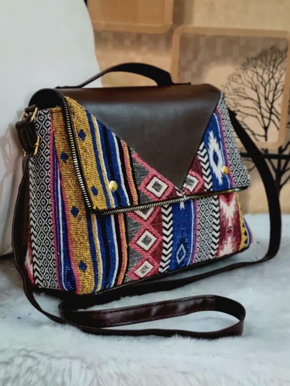 Designer Pixel Sling Trending design with Embroidery Work