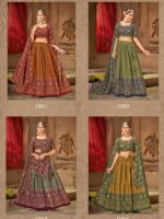 Traditional Lehenga Choli with Block Print 3 Piece Set