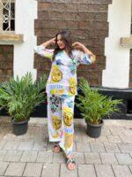 Cord Set Designer Floral print and flowing 2 Piece Set