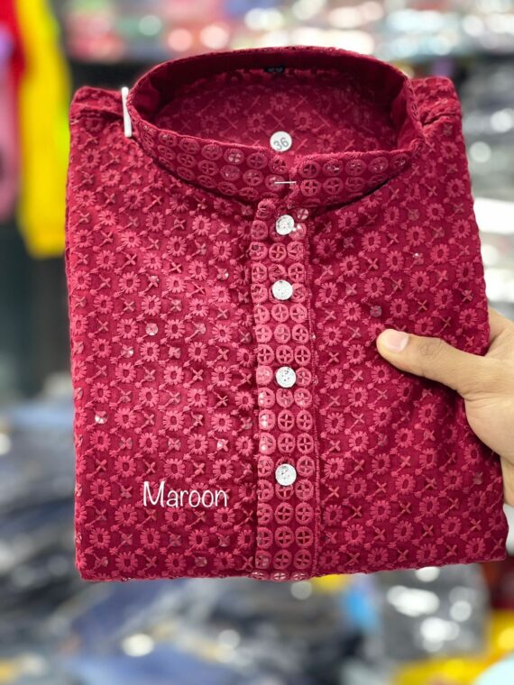 Kurta Pant Set with Sequence Work 2 Piece Set