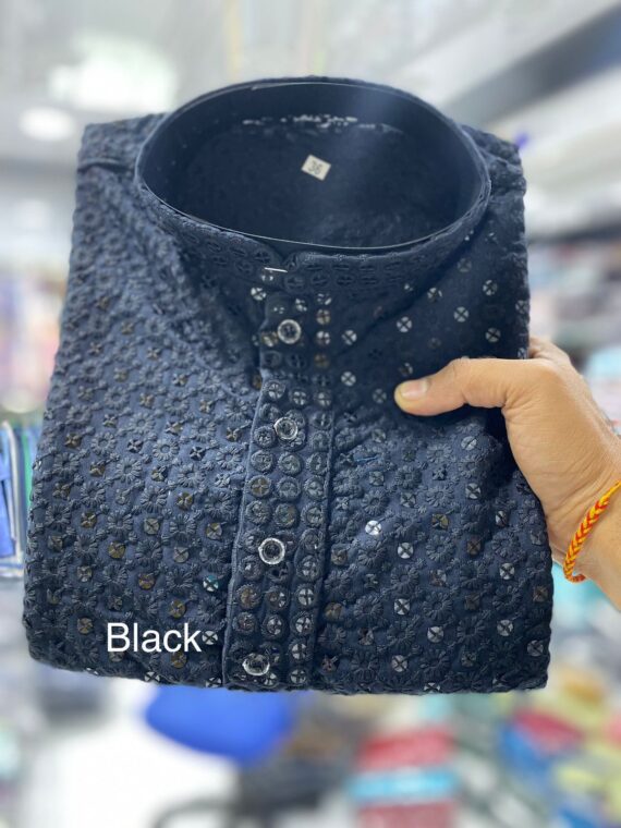 Kurta Pant Set With Sequence Work 2 Piece Set