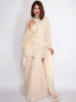 Bollywood Designer Palazzo Set Embroidery Sequence Work 3 Piece Set