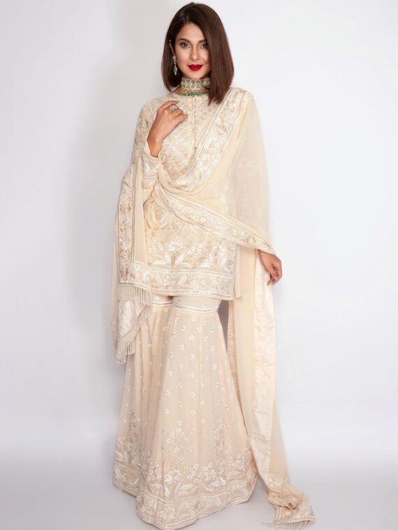 Bollywood Designer Palazzo Set Embroidery Sequence Work 3 Piece Set