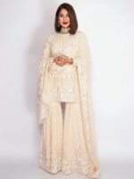 Bollywood Designer Palazzo Set Embroidery Sequence Work 3 Piece Set