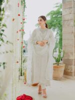 Bollywood Designer Kurti set Faux Georgette Heavy Embroidery Sequence Work 3 Piece Set