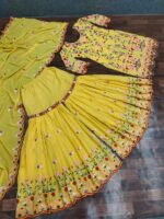 Designer Palazzo Party Wear Embroidery Sequence Work 3 Piece Set