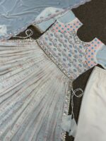 Nayra Cut Kurti with Plazzo Embroidery Sequence Work 3 Piece Set 