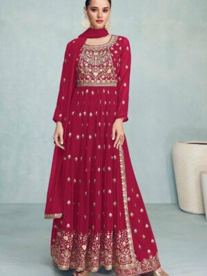 Nayra Cut Pattern with Lehenga Embroidery Sequence Work 3 Piece Set