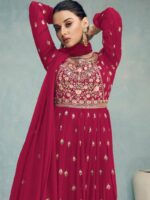 Nayra Cut Pattern with Lehenga Embroidery Sequence Work 3 Piece Set