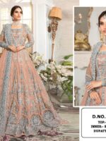 Bollywood Designer Gown with heavy Embroidery Sequence 2 Piece Set