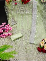 Bollywood Designer Gown with heavy Embroidery Sequence 2 Piece Set