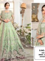 Bollywood Designer Gown with heavy Embroidery Sequence 2 Piece Set