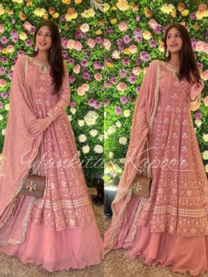 Designer Lehenga Suit Faux Georgette with Thread & Sequence work 3 Piece Set