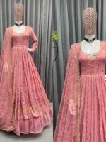Designer Lehenga Suit Faux Georgette with Thread & Sequence work 3 Piece Set 