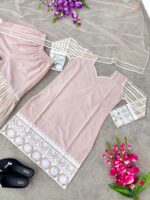 Sarara Designer Party looks Lakhnavi Thread Embroidery Work 3 Piece Set