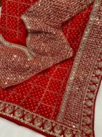 Designer Saree with Blouse Heavy Embroidery Work Mahaveer silks 