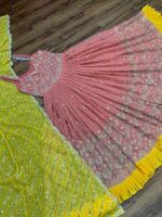 Designer Gown On Heavy Georgette With Thread with Sequence work 2 Piece Set